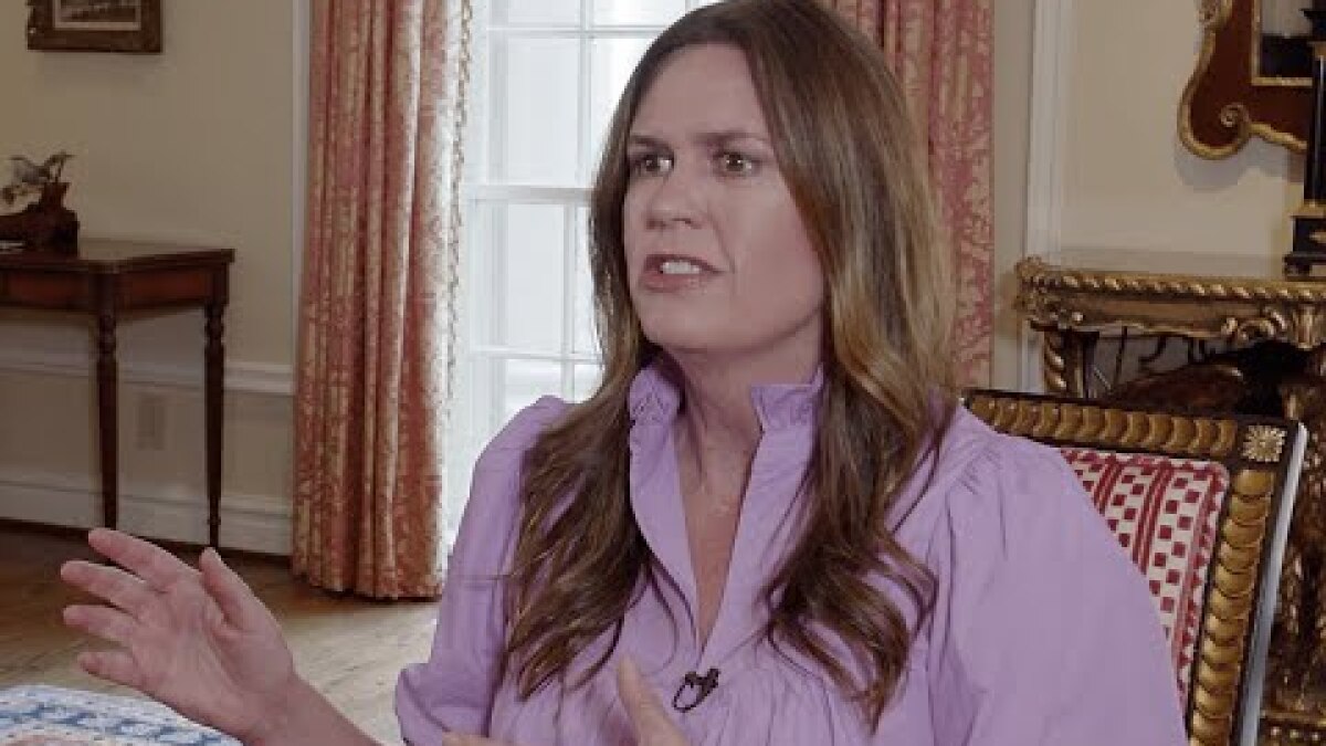 Governor Sarah Sanders on Abortion, National Politics, and Education